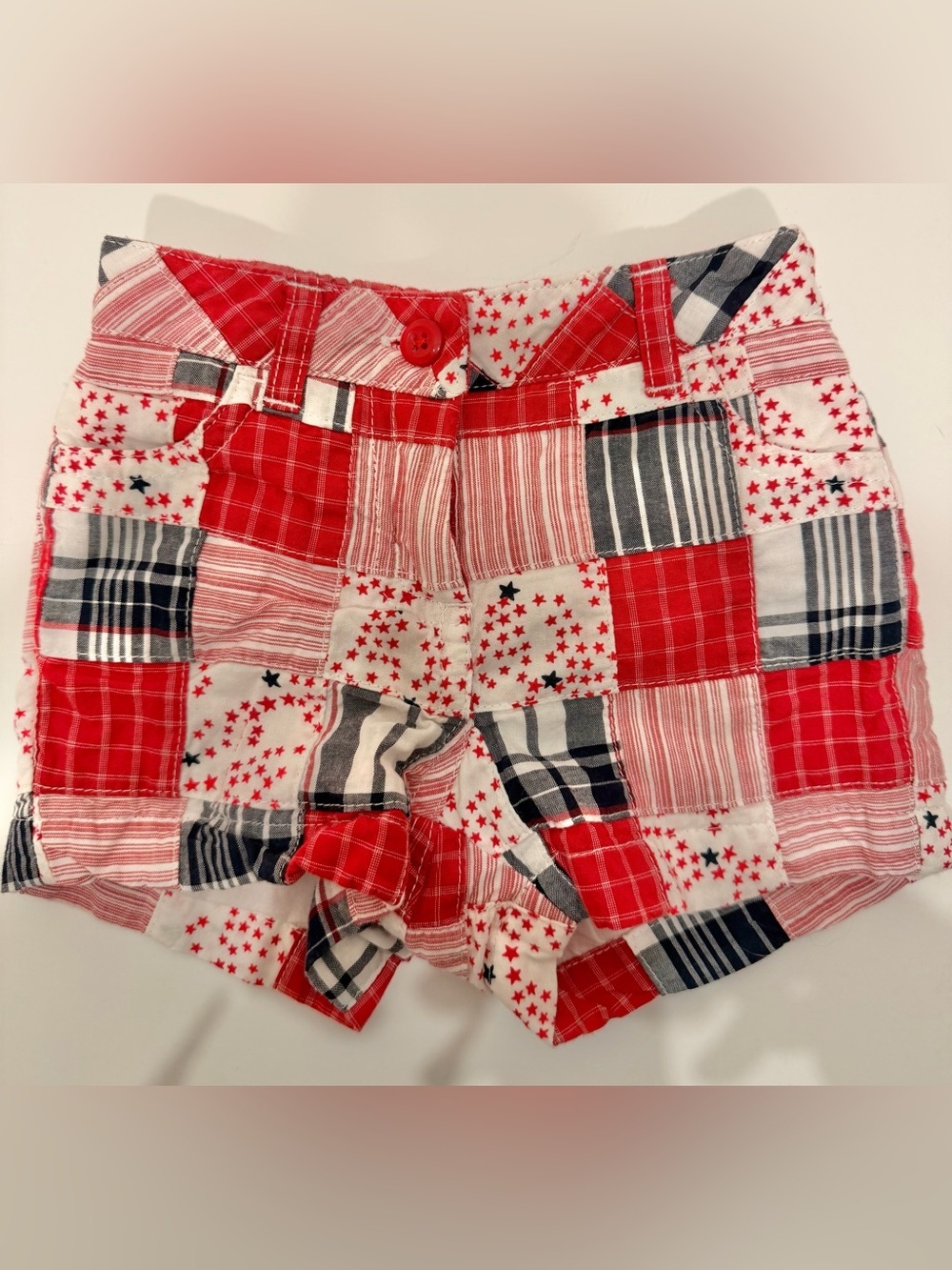 JANIE AND JACK All American Celebration July 4th Patchwork Shorts